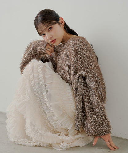 【SALON by Chico】蓬鬆網紗半身裙