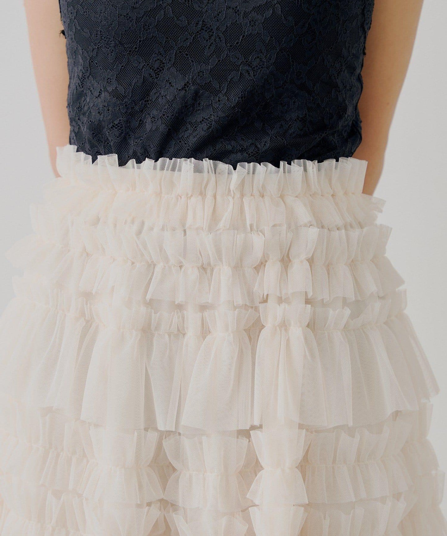 【SALON by Chico】蓬鬆網紗半身裙