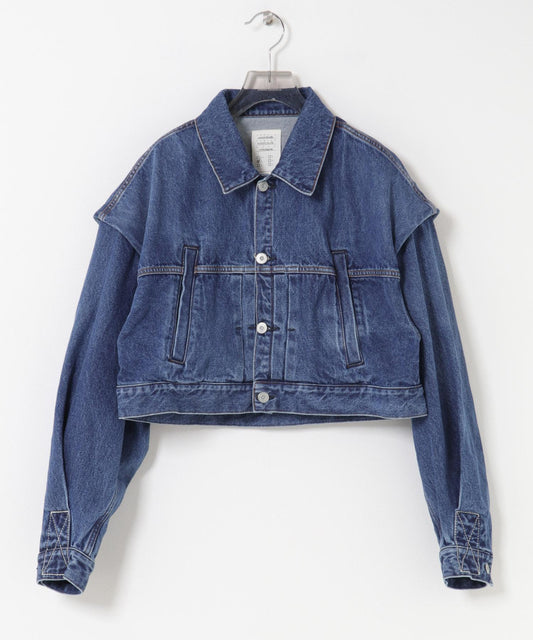 POWER肩牛仔夾克