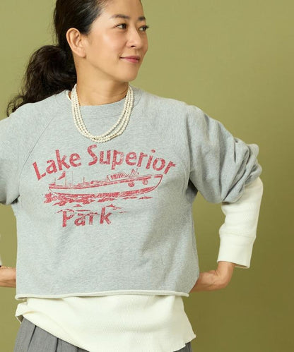 格蘭吉風格剪裁短款衛衣