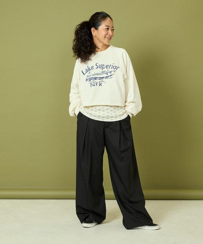 格蘭吉風格剪裁短款衛衣