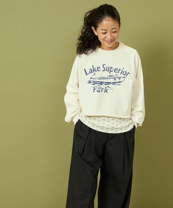 格蘭吉風格剪裁短款衛衣