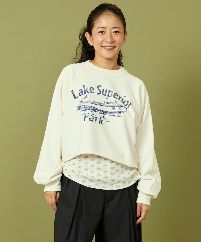 格蘭吉風格剪裁短款衛衣