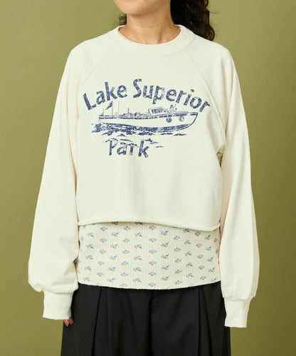 格蘭吉風格剪裁短款衛衣