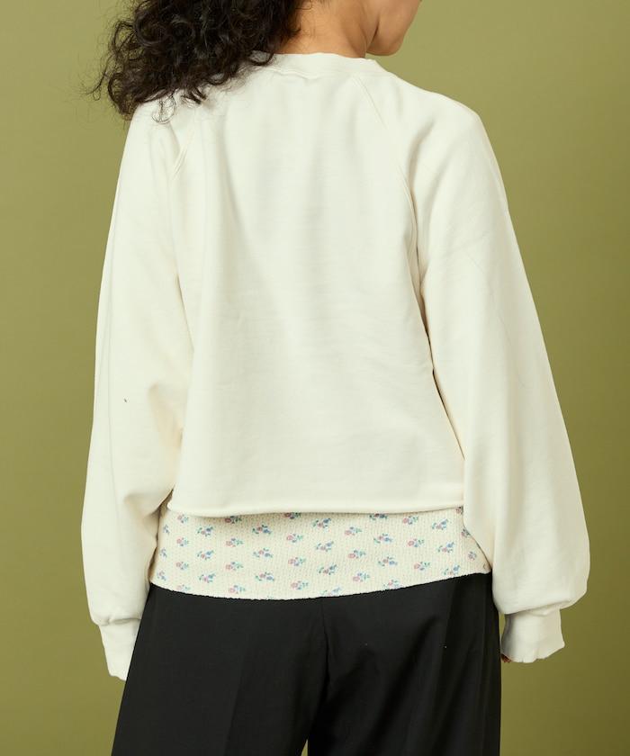 格蘭吉風格剪裁短款衛衣