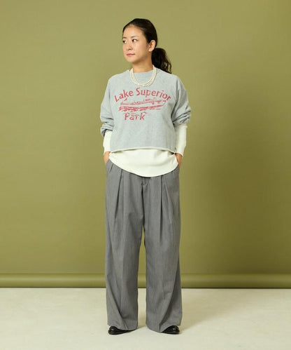 格蘭吉風格剪裁短款衛衣