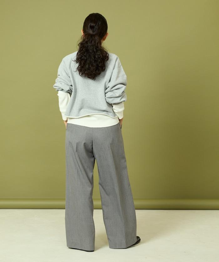 格蘭吉風格剪裁短款衛衣