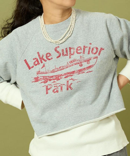 格蘭吉風格剪裁短款衛衣