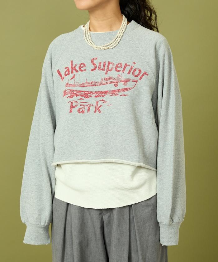 格蘭吉風格剪裁短款衛衣