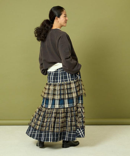 格蘭吉風格剪裁短款衛衣