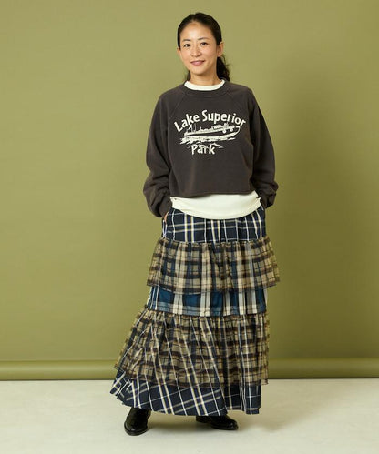 格蘭吉風格剪裁短款衛衣