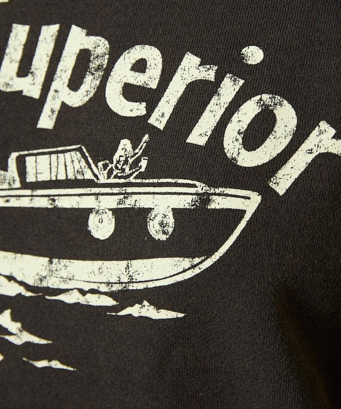 格蘭吉風格剪裁短款衛衣