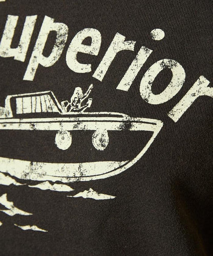 格蘭吉風格剪裁短款衛衣