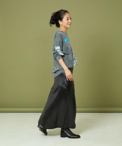 DOG PHOTO/狗狗照片印花長袖T恤