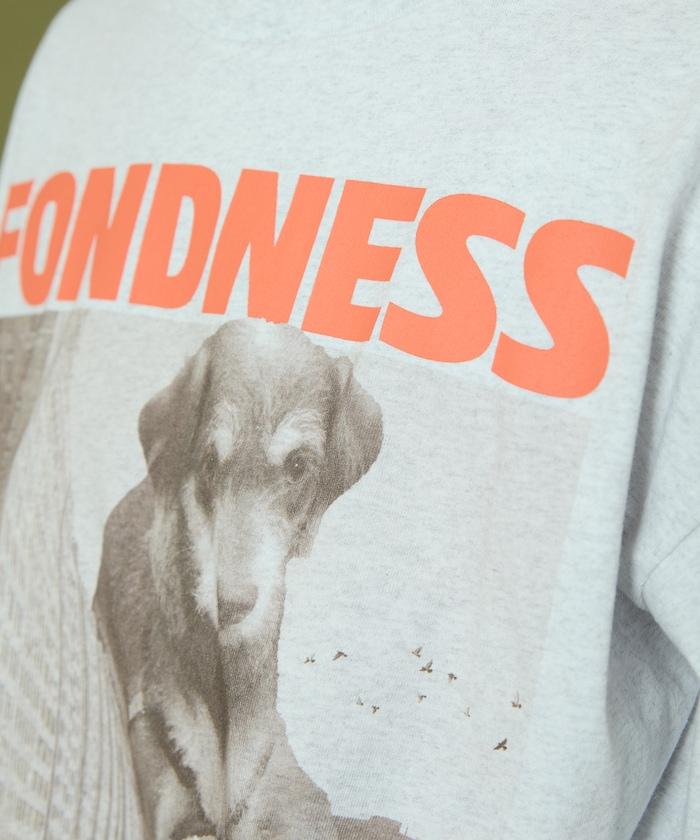 DOG PHOTO/狗狗照片印花長袖T恤