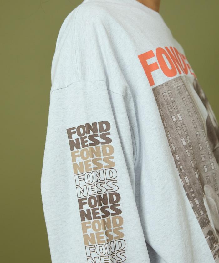 DOG PHOTO/狗狗照片印花長袖T恤