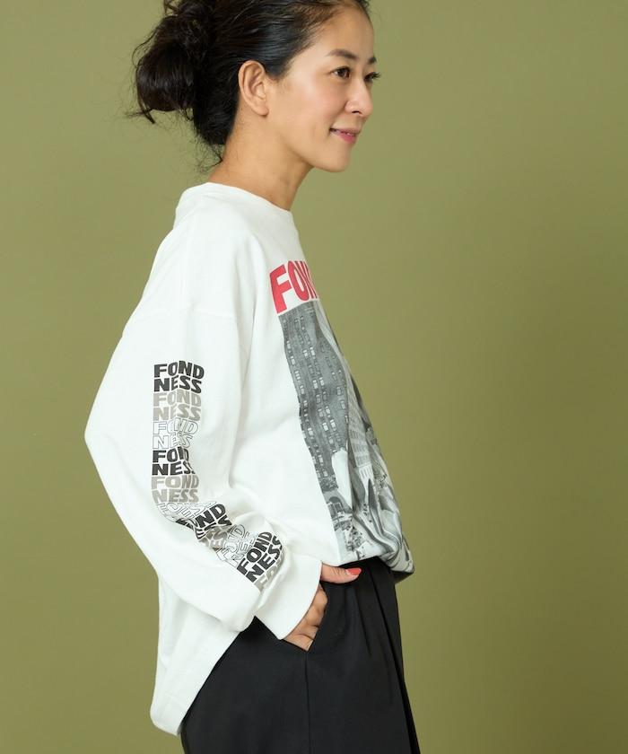 DOG PHOTO/狗狗照片印花長袖T恤