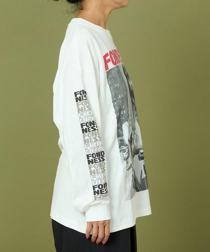 DOG PHOTO/狗狗照片印花長袖T恤