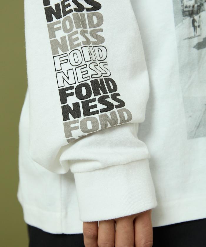 DOG PHOTO/狗狗照片印花長袖T恤