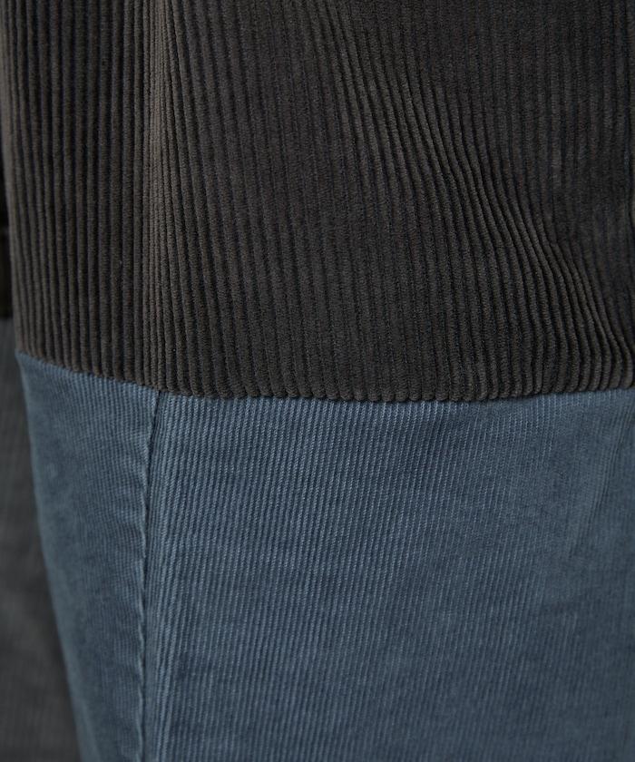 改良燈芯絨寬腿褲