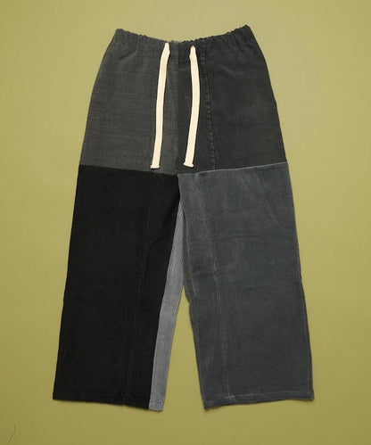 改良燈芯絨寬腿褲