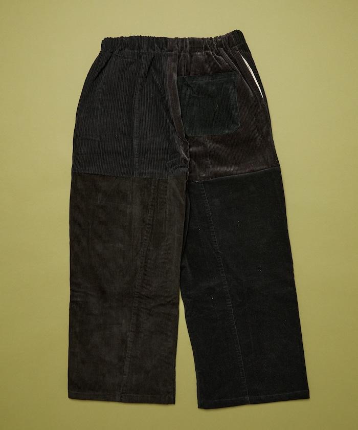 改良燈芯絨寬腿褲