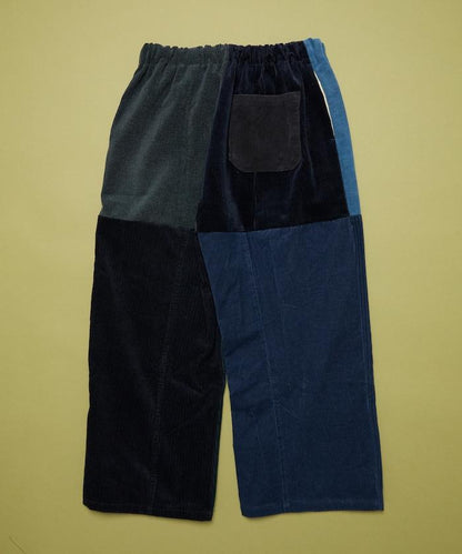 改良燈芯絨寬腿褲