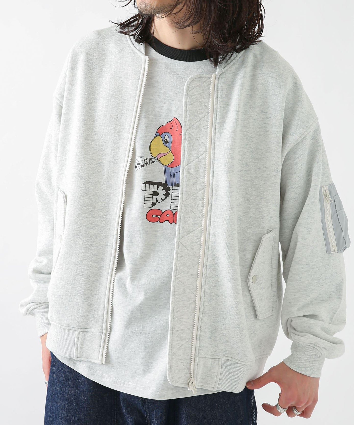 加絨衛衣MA-1飛行夾克