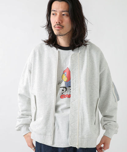 加絨衛衣MA-1飛行夾克