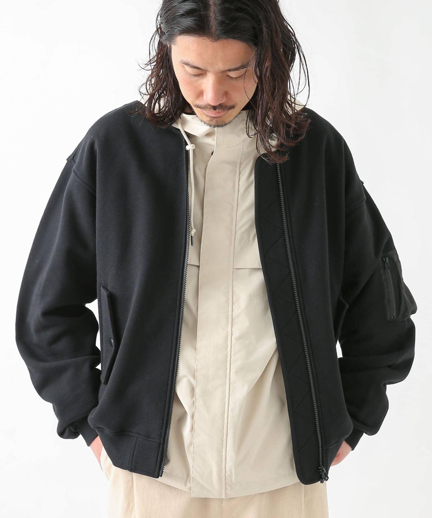 加絨衛衣MA-1飛行夾克