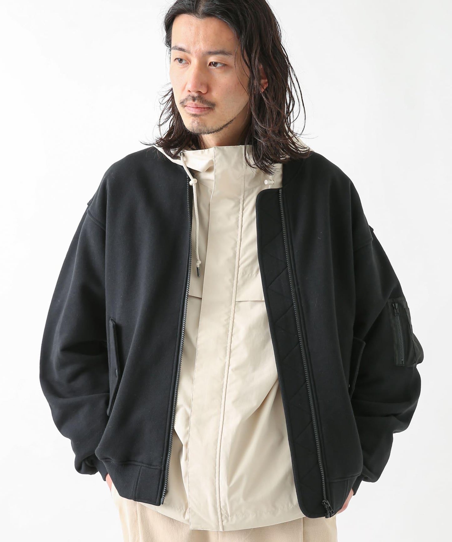 加絨衛衣MA-1飛行夾克