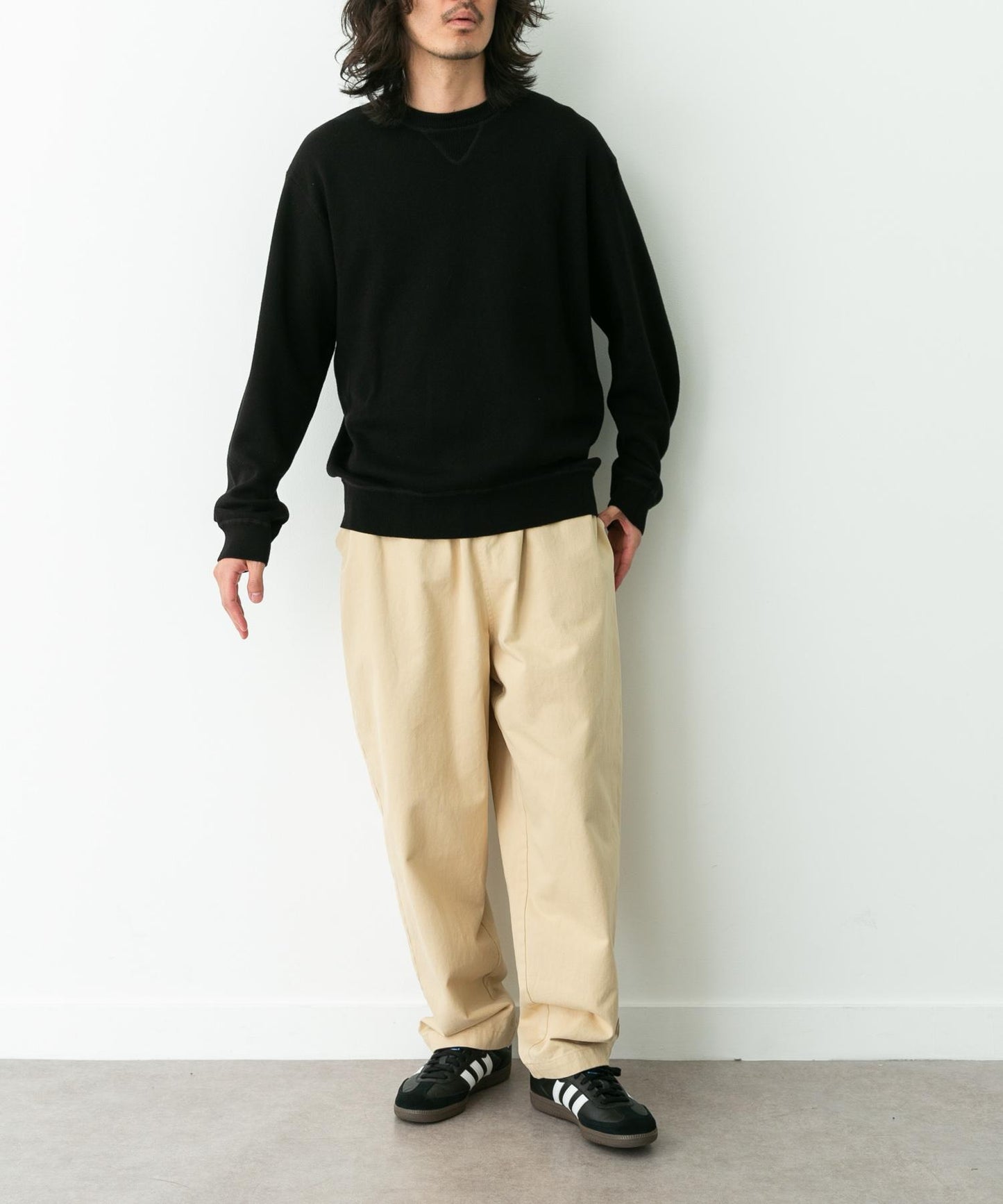 衛衣風針織套頭衫