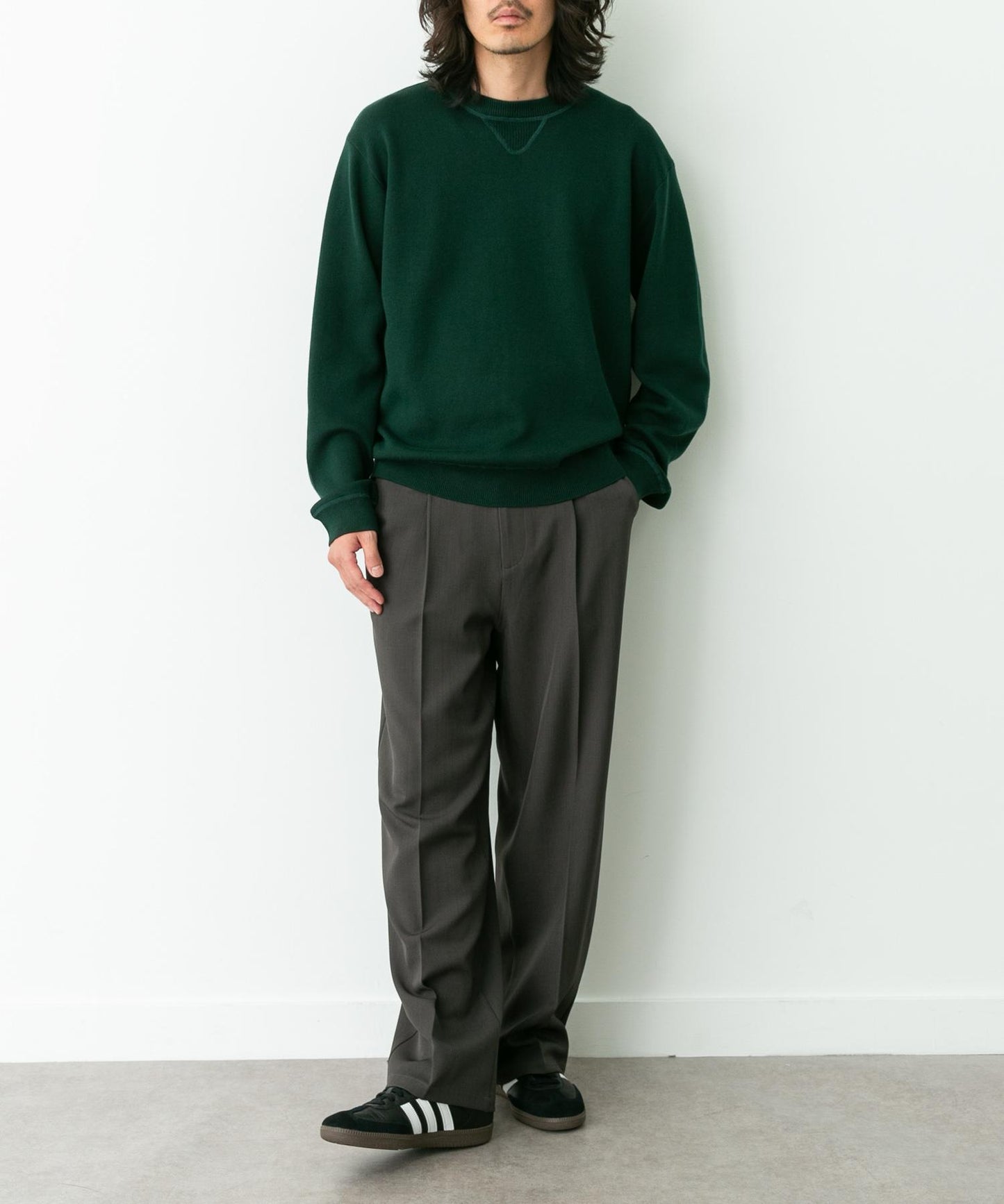 衛衣風針織套頭衫