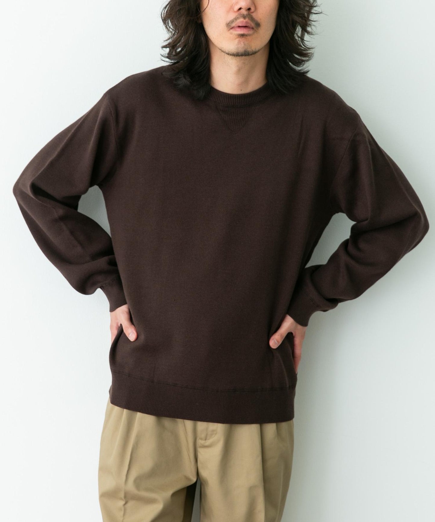 衛衣風針織套頭衫