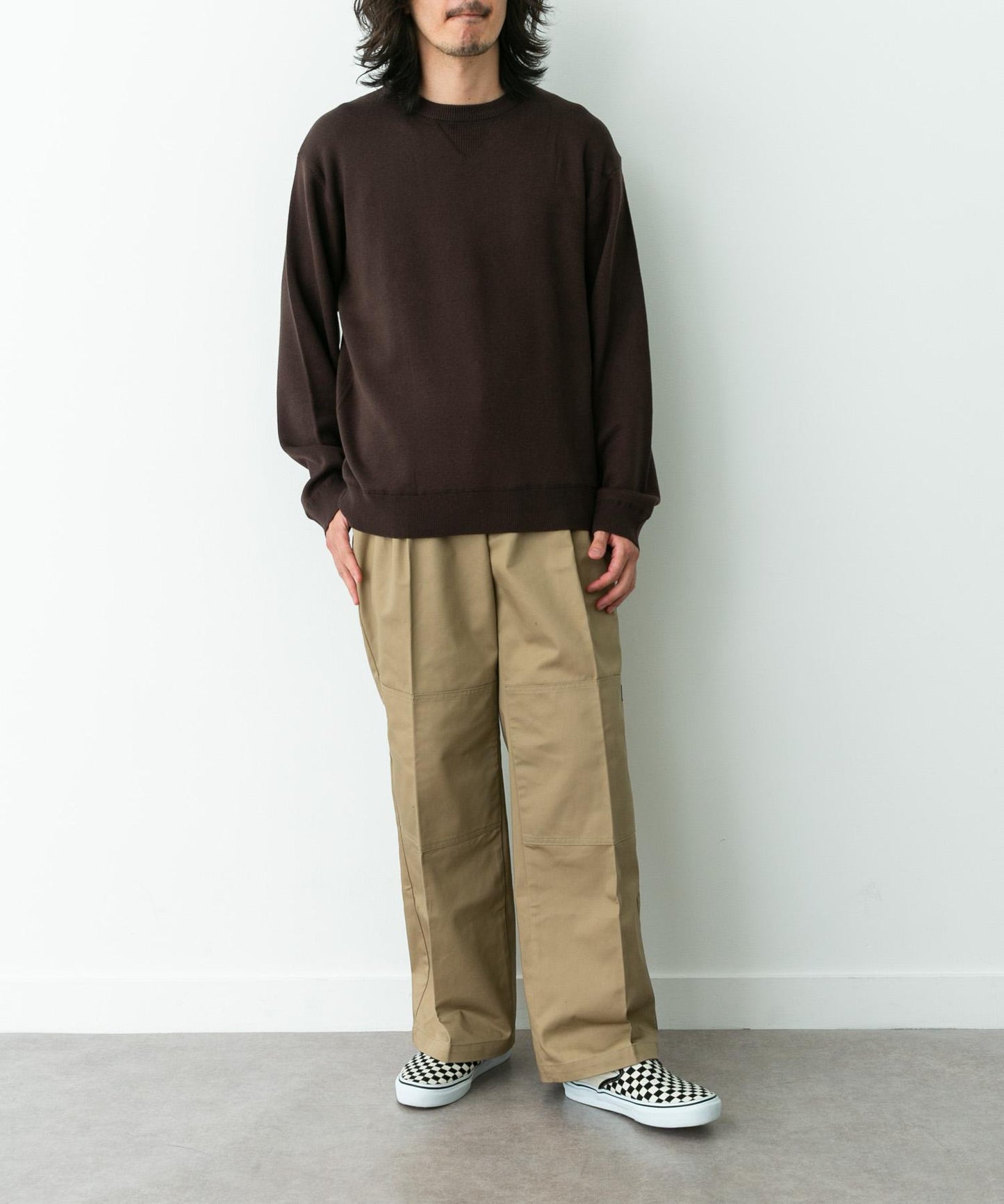 衛衣風針織套頭衫