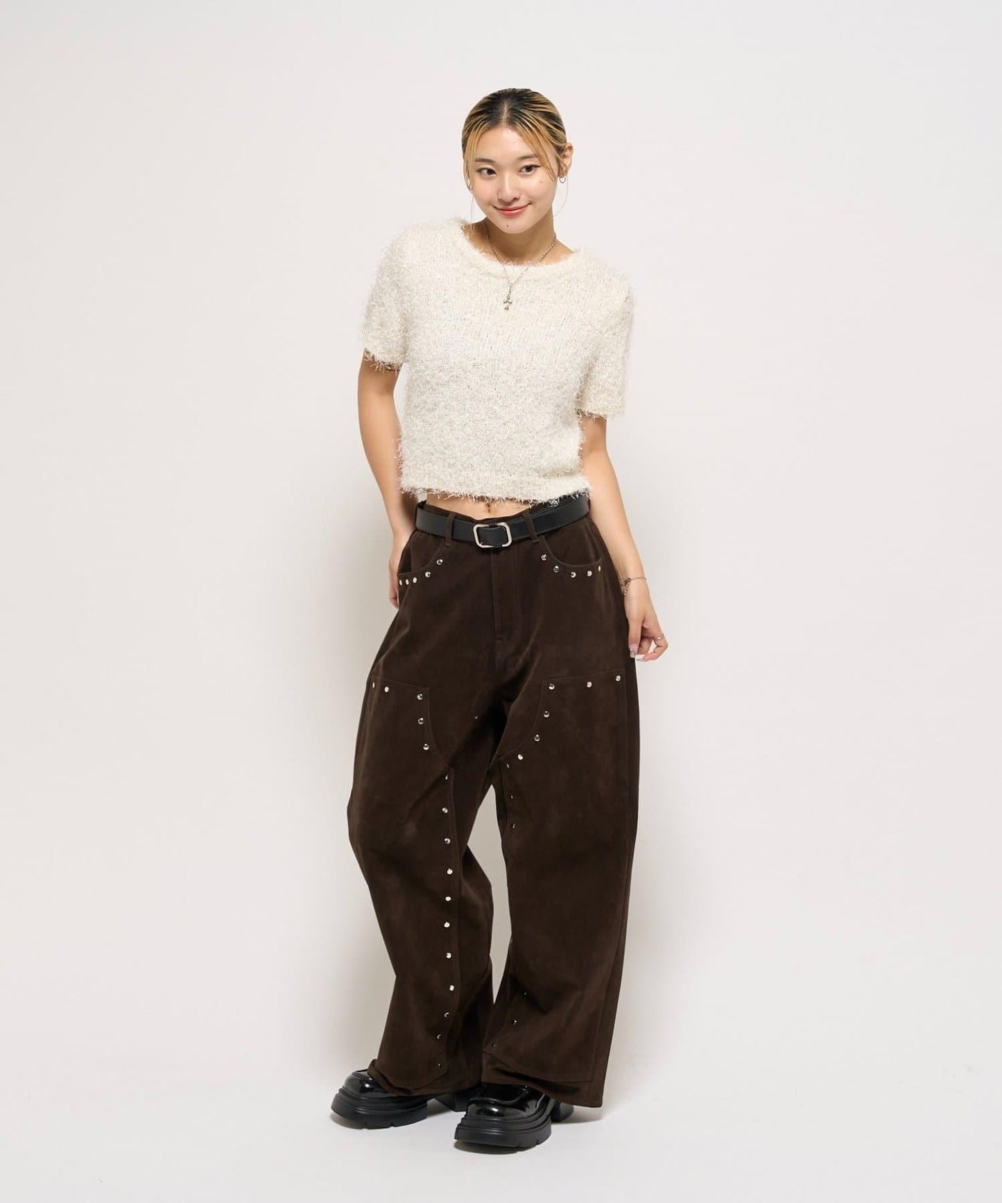 【WHO'S WHO gallery】長毛針織上衣