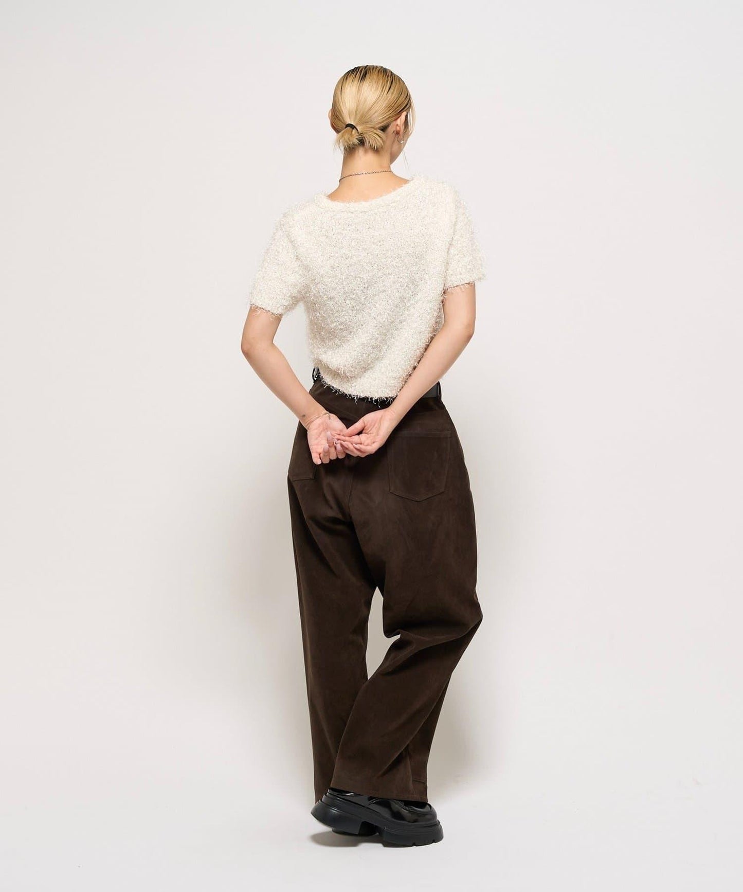 【WHO'S WHO gallery】長毛針織上衣