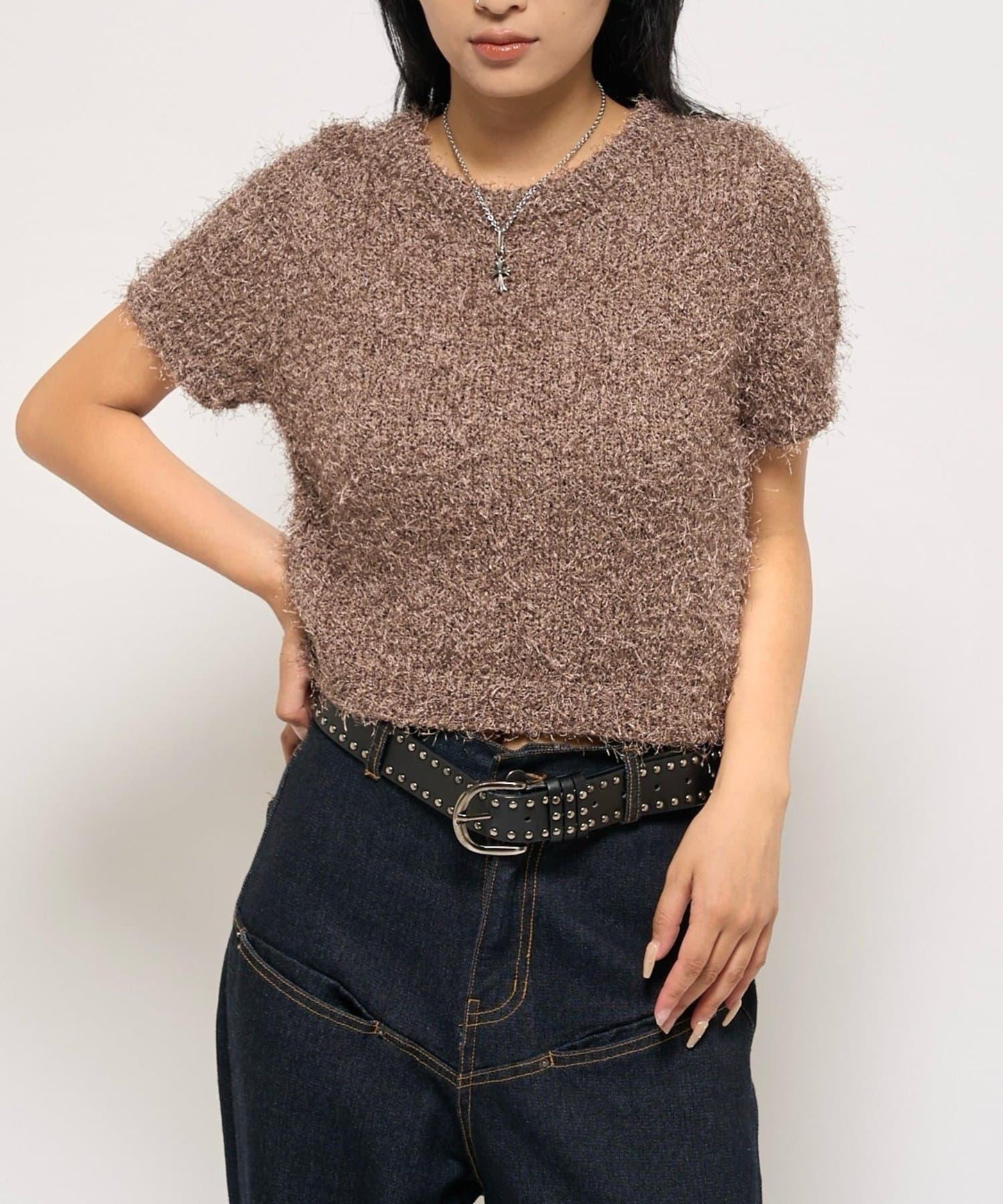 【WHO'S WHO gallery】長毛針織上衣