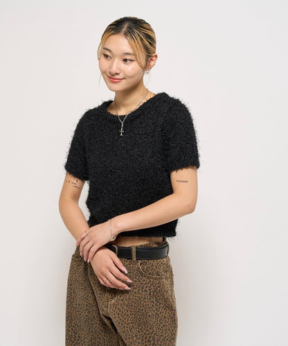 【WHO'S WHO gallery】長毛針織上衣