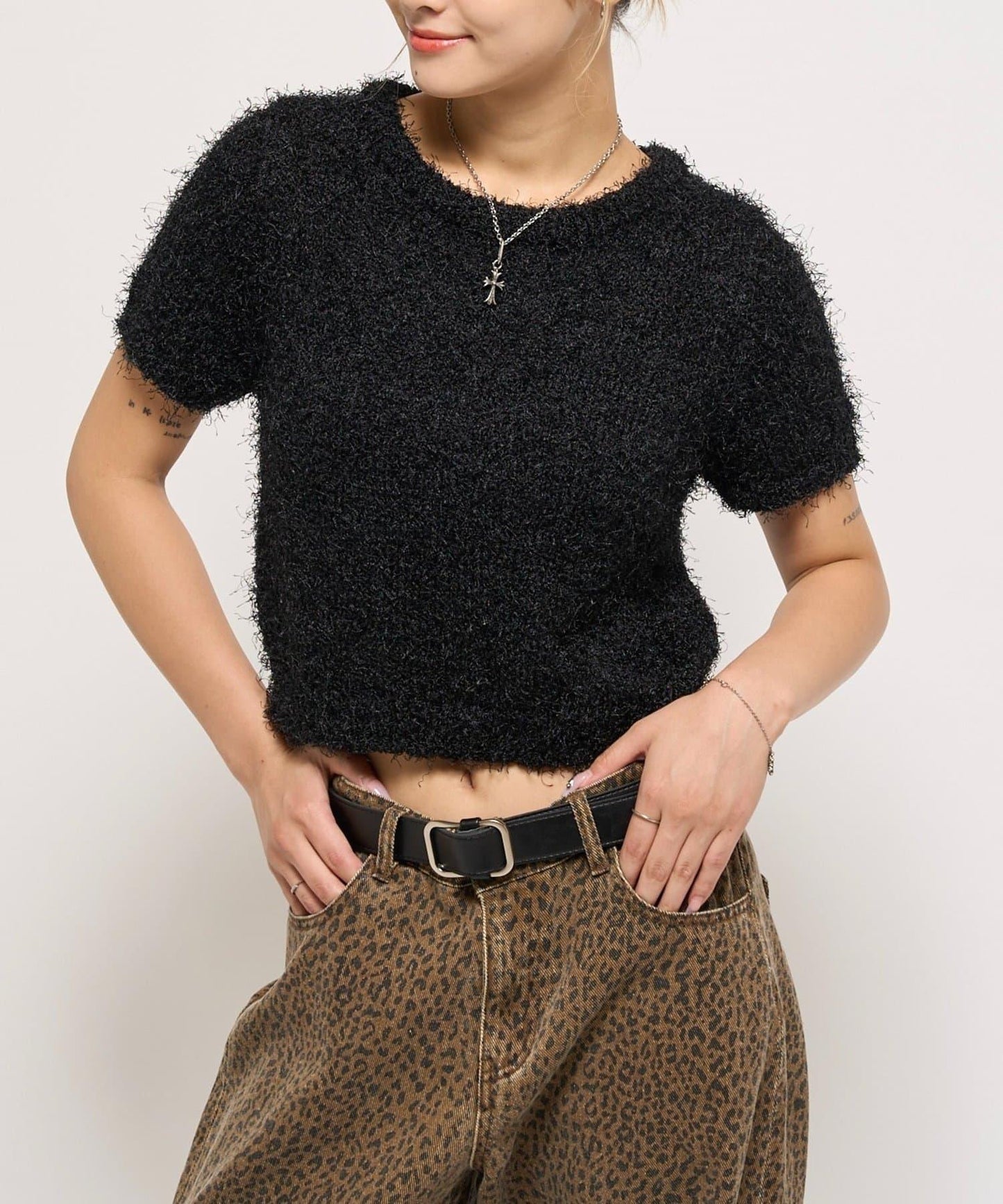 【WHO'S WHO gallery】長毛針織上衣