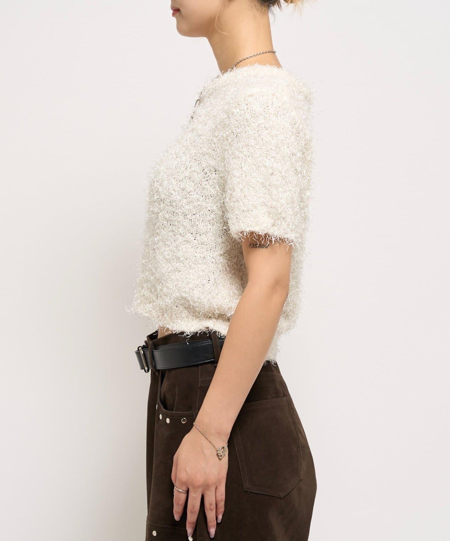 【WHO'S WHO gallery】長毛針織上衣