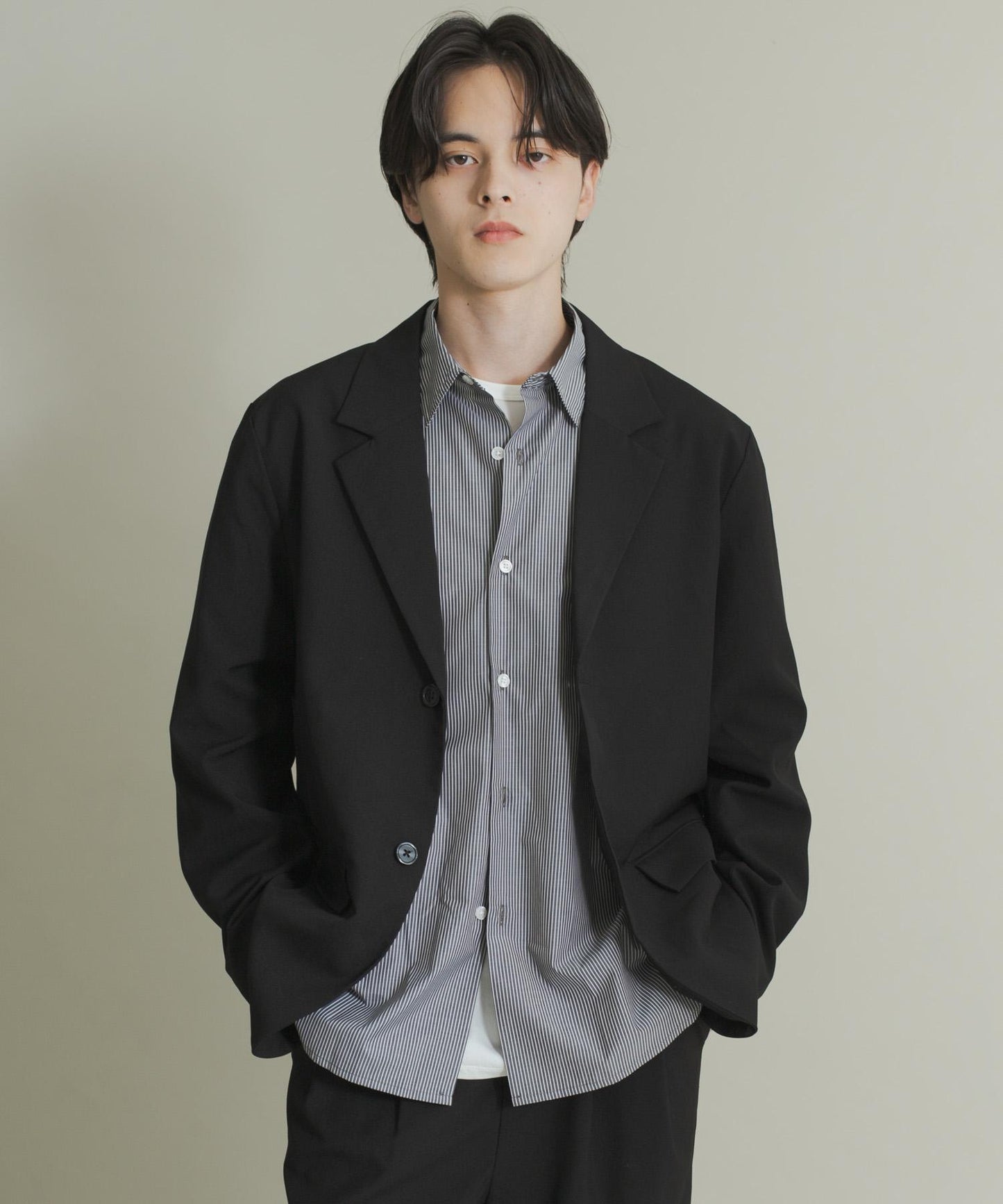 舒適剪裁西裝外套