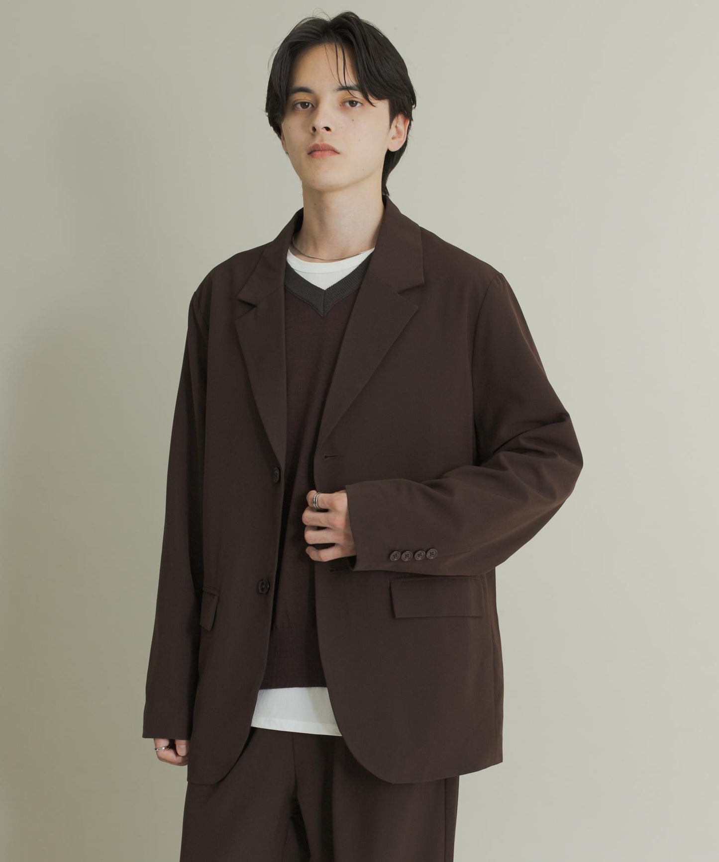 舒適剪裁西裝外套