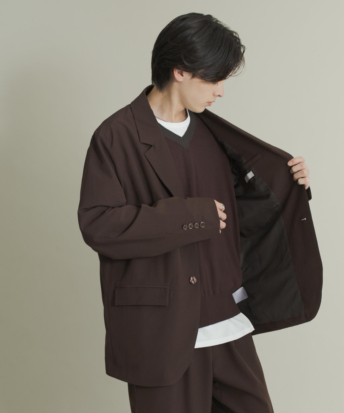 舒適剪裁西裝外套