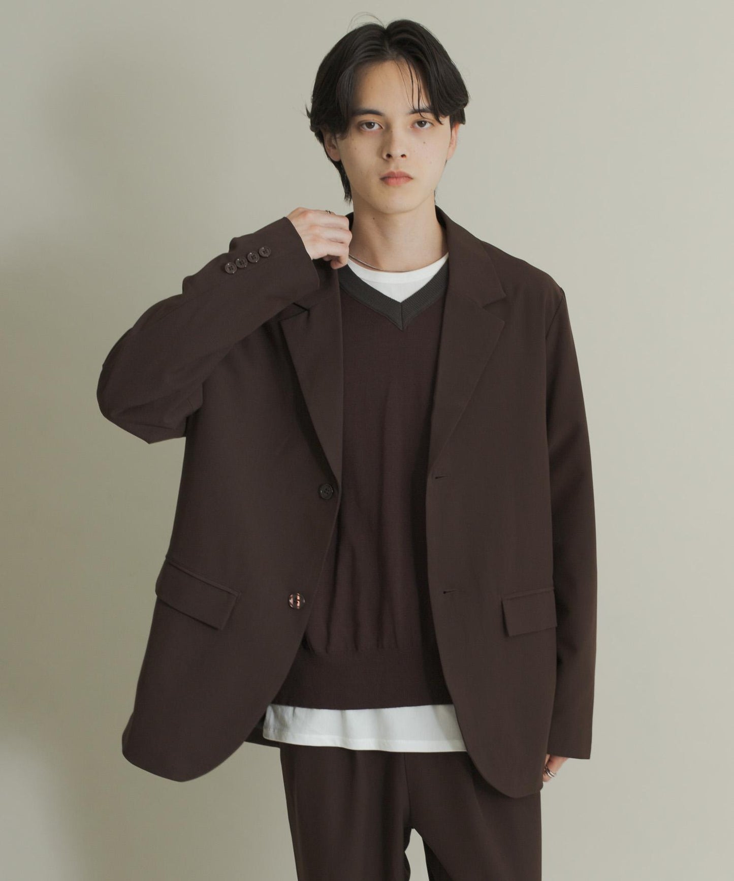 舒適剪裁西裝外套