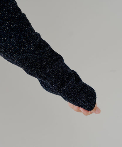 【Chico】天鵝絨無袖連衣裙+開衫套裝