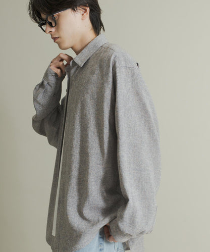 輕薄斜紋常規領襯衫