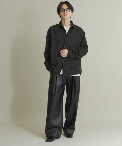 輕薄斜紋常規領襯衫