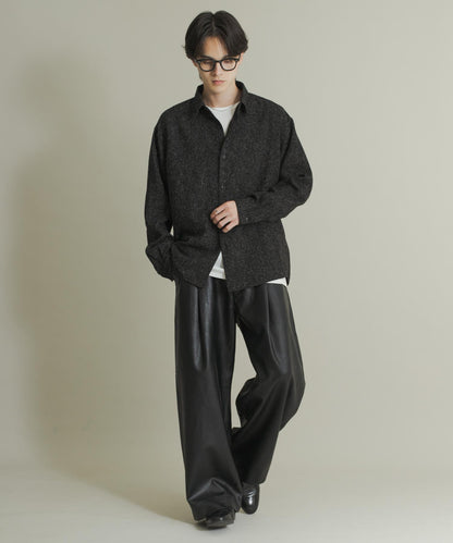 輕薄斜紋常規領襯衫