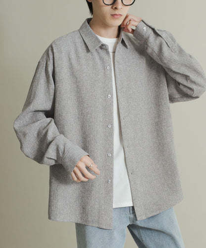 輕薄斜紋常規領襯衫